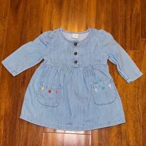 Old Navy Denim Blue Top with Button